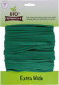 Extra Wide Soft Tree Ties - Strong & Stretchy Support for Large Plants & Young Trees - Cut-to-Length Green Garden Tape for Home & Professional Gardening (26 ft / 8M)