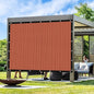 Artpuch 90% Sun Shade Cloth, 7 x 14 FT Pergola Shade Cover Canopy with Grommets, Sun Screen Fabric Tarp for Patio, Outdoor, Garden, Backyard, Rust Red