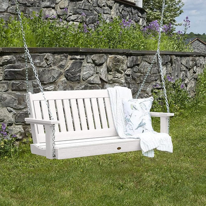 highwood Lehigh Porch Swing, 4 Feet, White
