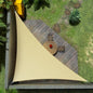 Amgo Custom Size 9' x 15' x 17.5' Beige Right Triangle Sun Shade Sail Order to Make Canopy Awning UPF50+ AGSLT, 95% UV Blockage, Water & Air Permeable, 200GSM Commercial Standard (We Customize)