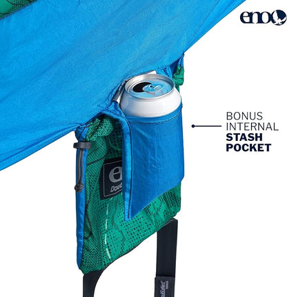 ENO, Eagles Nest Outfitters DoubleNest Lightweight Camping Hammock, 1 to 2 Person, Special Edition Colors, ATC