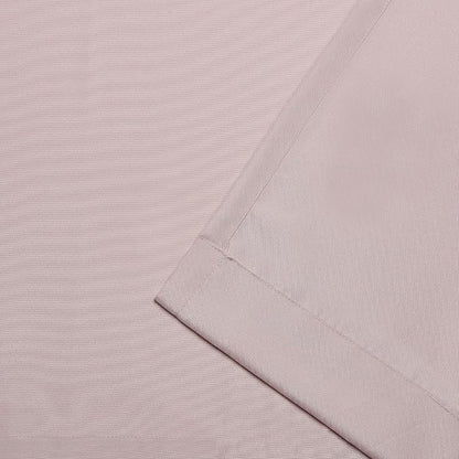 NICOLE MILLER NEW YORK Canvas Indoor/Outdoor Grommet Top Curtain Panel Pair, 54"x108", Blush