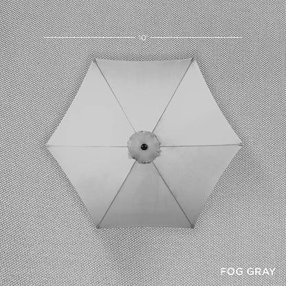 Best Choice Products 10ft Outdoor Table Compatible Steel Polyester Market Patio Umbrella w/Crank and Easy Push Button Tilt