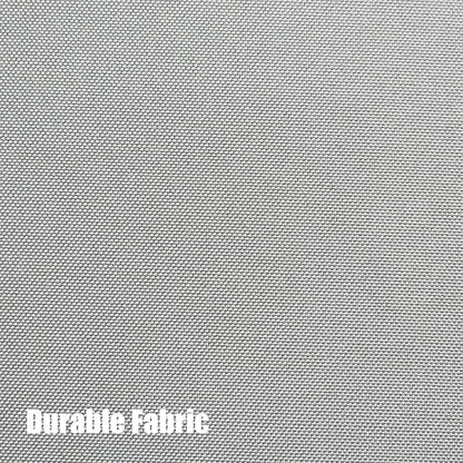 BONZER Outdoor Curtains for Patio Water Resistant Heavy Privacy Light Filtering Grommet Outside Curtains for Porch, Pergola, Gazebo, 1 Panel, 54W x 120L inch, Silver