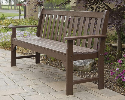POLYWOOD Vineyard 60-Inch Bench, Sand