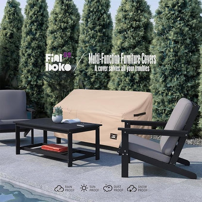 3-Seater Outdoor Couch Cover, 93Wx40Dx35H Inches Patio Furniture Covers - Image 9