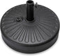 Best Choice Products Fillable Umbrella Base Stand Round Sunburst Plastic Patio Umbrella Base Stand, Pole Holder for Outdoor, Lawn w/ 55lbs Weight Capacity, Adjustment Knob