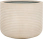 SAFAVIEH Outdoor Collection Nardo Beige Cement Ficonstone Planter Pot