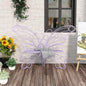 50 Inches Outdoor Bench, Garden Bench with Sturdy Iron Metal Frame, Pretty Butterfly Bench Front Porch Bench for Porch,Lawn,Garden,Yard