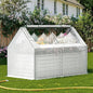 Raised Garden Bed with Self-Watering System, 6x3x2 ft Elevated Planter Boxes Outdoor with PE Cover, Galvanized Raised Beds for Gardening,Vegetables,Flowers, Backyard, Patio