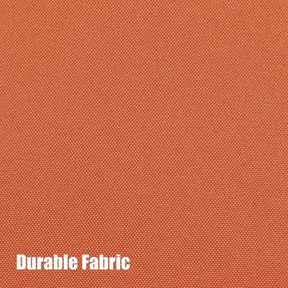 BONZER Outdoor Curtains for Patio Waterproof Thick Privacy Grommet Light Filtering Outside Curtains for Porch Pergola Gazebo Deck, 1 Panel, 54W x 95L inch, Mecca Orange