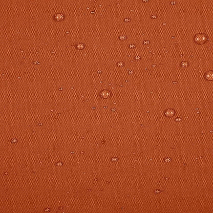 Exclusive Home Cabana Solid Indoor/Outdoor Light Filtering Hook-and-Loop Tab Top Curtain Panel Pair, 54"x96", Mecca Orange