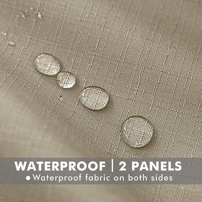 HolidayIdeas Linen Outdoor Curtains - Image 2