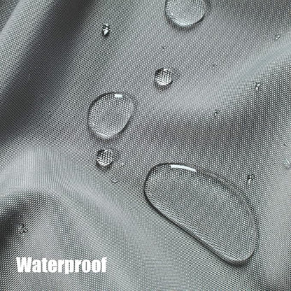 BONZER Outdoor Waterproof Curtains for Patio Privacy Grommet Light Filtering Outside Curtains for Gazebo, Porch, Pergola, Pavilion, 1 Panel, 84W x 84L inch, Grey