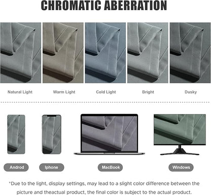 BONZER Outdoor Waterproof Curtains for Patio Privacy Grommet Light Filtering Outside Curtains for Gazebo, Porch, Pergola, Pavilion, 1 Panel, 54W x 120L inch, Grey