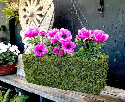 SuperMoss (29360) MossWeave Window Box Planter, Fresh Green, 30"