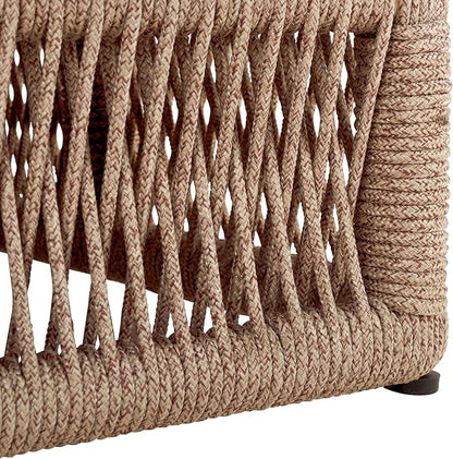 SAFAVIEH Outdoor Collection Gillian Heather Tan & Hunter Green Stripe Chaise Lounge Chair (Fully Assembled)