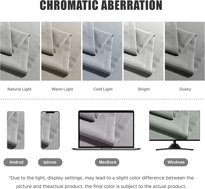 BONZER Outdoor Curtains for Patio Water Resistant Heavy Privacy Light Filtering Grommet Outside Curtains for Porch, Pergola, Gazebo, 1 Panel, 84W x 84L inch, Silver