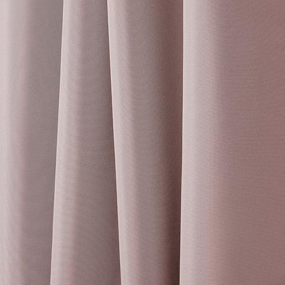 NICOLE MILLER NEW YORK Canvas Indoor/Outdoor Grommet Top Curtain Panel Pair, 54"x108", Blush