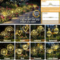 Solar Lights Outdoor Decorative: Bendable Wire with 120 LED in Copper