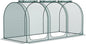 Outsunny 9' x 4' Crop Cage, Plant Protection Tent with Three Zippered Doors, Storage Bag and 4 Ground Stakes, for Garden, Yard, Lawn, Green
