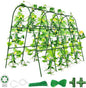 Cucumber Trellis for Raised Bed,U-Shape Garden Trellis for Climbing Plants Outdoor, Metal Arch Vegetables Trellis, Plant Support for Vine (Green, 63" Lx21.6 Wx47.2 H-Large)