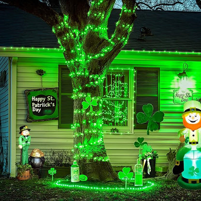 String Lights 163 ft Green 500 LED with Remote and 8 Modes
