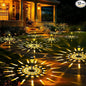 GIGALUMI 12 Pack Solar Light Outdoor Waterproof, Warm White Pathway Lights Solar Powered, Landscape Lighting, Garden Lights for Decor, Patio, Garden, Yard, Pathways, Walkway