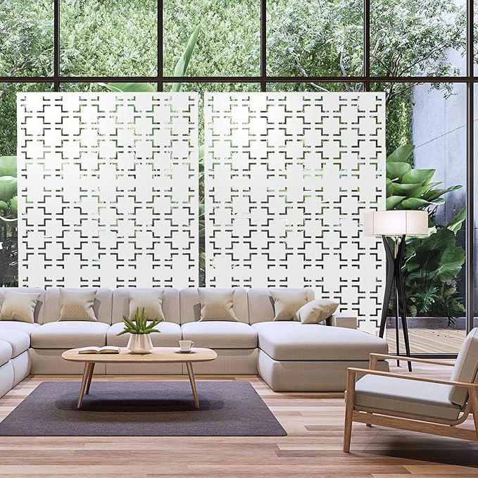 Decorative Privacy Fence Panel, Metal, 47 x 72 in, White