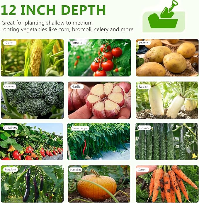 2PCS 8x4x1ft Galvanized Raised Garden Bed Kit,Metal Planter Box for Vegetables,Flowers,Herbs Durable Rust-Resistant Patio Gardening Beds,Silver