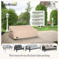 Sofa Cover for Patio Loveseat, Waterproof, Light Brown, 60 Inch