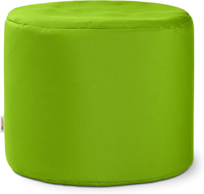 Jaxx Spring Indoor/Outdoor Bean Bag Pouf Ottoman, Lime