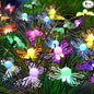 Solar Garden Butterfly Lights, 4 Pack 48 LED Solar Swaying Lights, 7 Color Changing Waterproof Firefly Light Outdoor Fairy Light for Garden Patio Yard Pathway Flower Bed Decoration