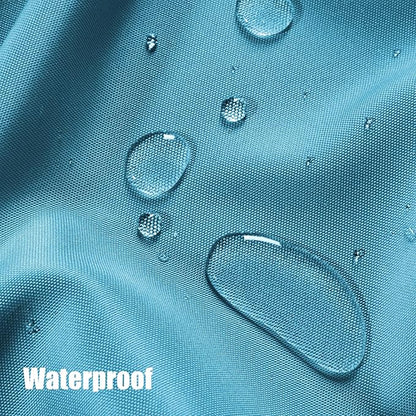 BONZER Outdoor Curtains for Patio Water Resistant Heavy Privacy Light Filtering Grommet Outside Curtains for Porch, Pergola, Gazebo, 1 Panel, 84W x 95L inch, Teal