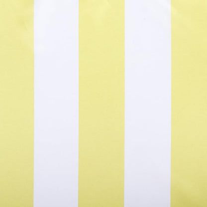 Sun Zero Valencia 2-Pack Cabana Stripe Indoor/Outdoor UV Protectant Energy Efficient Grommet Curtain Panel Pair, Yellow, 54" x 95"