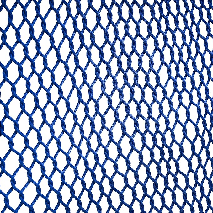Lazy Daze Hammocks 10.5 FT Double 2 Person Caribbean Rope Hammock, Hand Woven Polyester Hammock with Spreader Bars, for Outside Outdoor Backyard Patio Poolside, 450 LBS Capacity, Blue