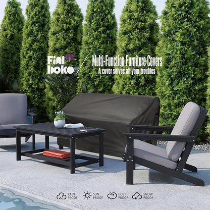 3-Seater Outdoor Couch Cover, 93Wx40Dx35H Inches Patio Furniture Covers - Image 8