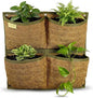Vertical Garden Planter, 4 Pocket, Vertical Planter, wall planters for Outdoor Plants, Plant wall, Hanging planters for Indoor Plants, for Herbs, Patio Decor, Balcony Decor, Indoor Garden