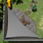 Amgo 10' x 10' x 14' Grey Right Triangle Sun Shade Sail Outdoor Canopy Awning UPF50+ AGTAPRT12, 95% UV Blockage, Water & Air Permeable, Commercial Standard Heavy Duty (We Make Custom Size)