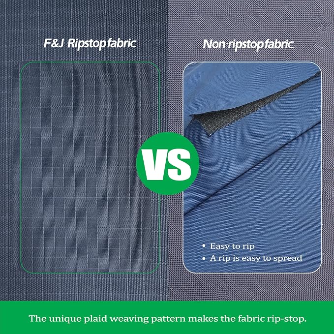 F&J Outdoors Heavy Duty Waterproof Anti-UV Rip-stop Fabric Large Patio - Image 4