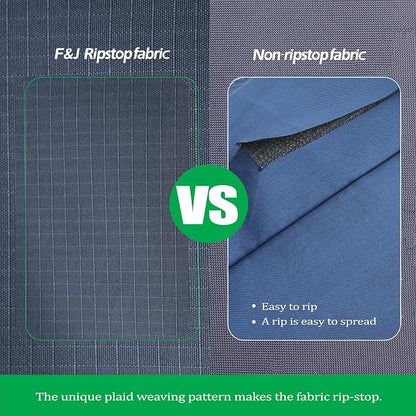 F&J Outdoors Heavy Duty Waterproof Anti-UV Rip-stop Fabric Large Patio - Image 4