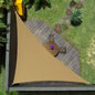 Amgo Custom Size 10' x 12' x 15.6' Sand Beige Right Triangle Sun Shade Sail Order to Make Canopy Awning UPF50+ AGSLT, 95% UV Blockage, Water & Air Permeable, 200GSM Commercial Standard (We Customize)