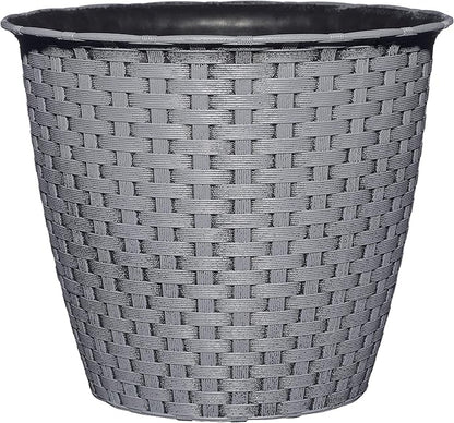 Classic Home and Garden Nantucket Planter, 8" Harbor Gray