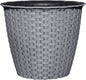 Classic Home and Garden Nantucket Planter, 8" Harbor Gray