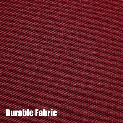 BONZER Waterproof Outdoor Curtains for Patio Porch Pergola Cabana Light Filtering Privacy Grommet Indoor Curtain Panels for Bedroom Living Room, 1 Panel, 54W x 120L inch, Red