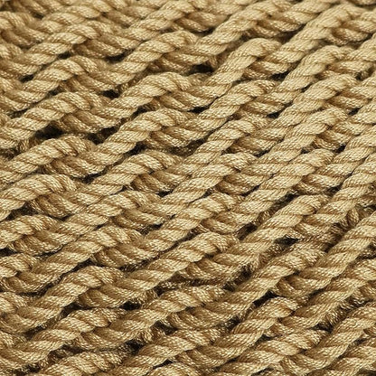 Sunnydaze Outdoor Hammock Chair Swing - Hanging Hammock Swing - Hanging Reading Chair - Soft-Spun Polyester Rope - Caribbean XL - Tan